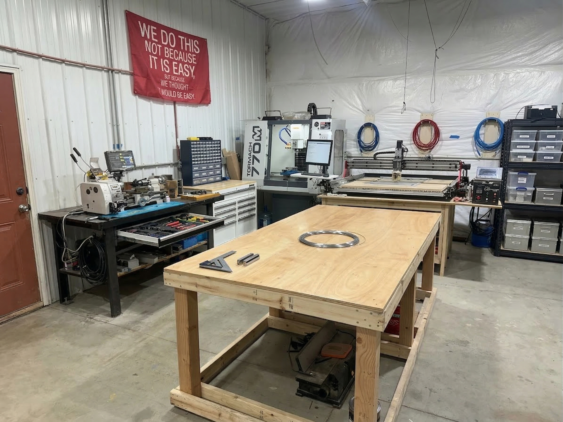 CNC and machine shop area