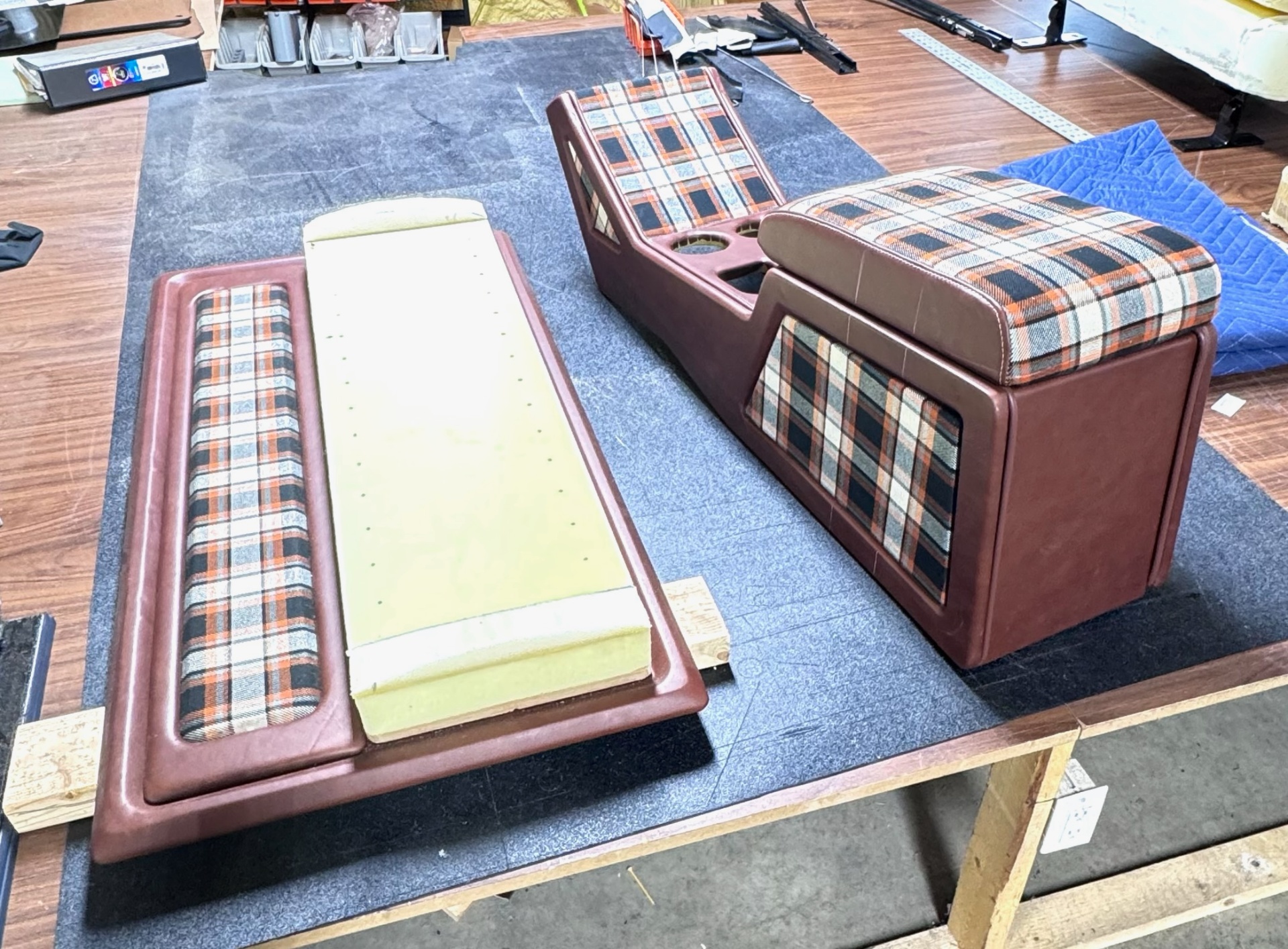 Interior material selection and samples