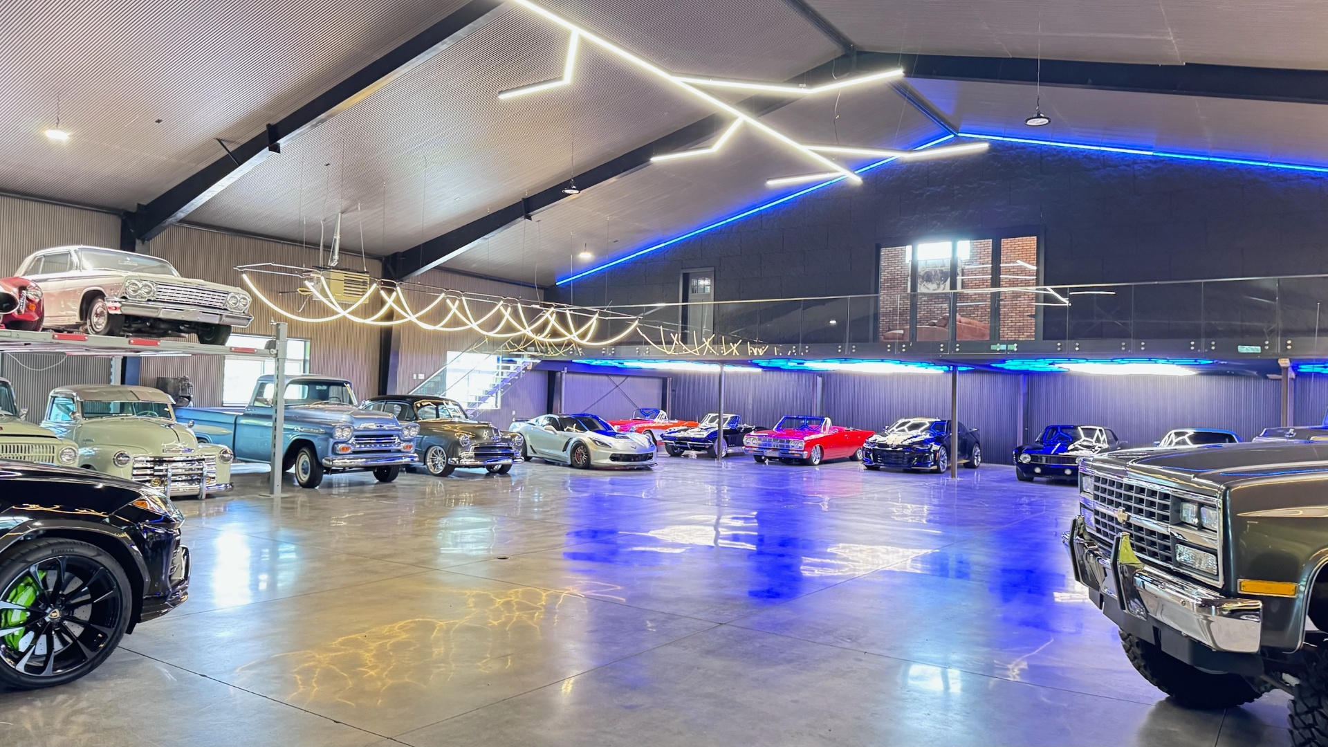 ATP Performance showroom with completed builds